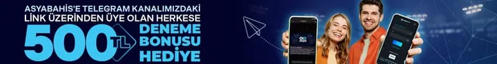 Asyabahis Telegram Özel 500 TL Deneme Bonusu