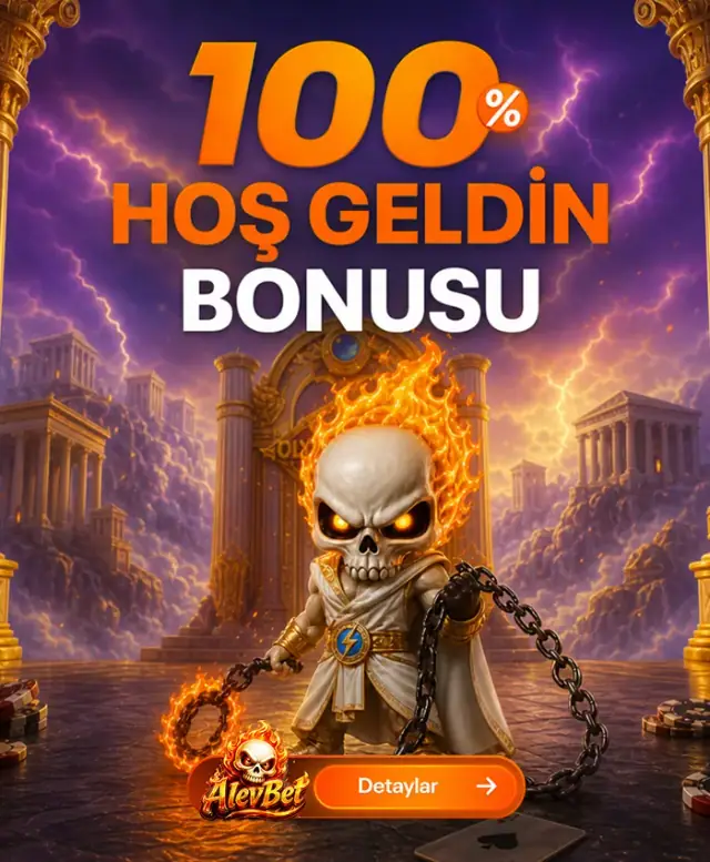 Alevbet %100 Hoş Geldin Bonusu